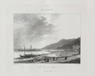 Călătorie în Italia în 1822 norvegiană av Jean Baptiste Isabey