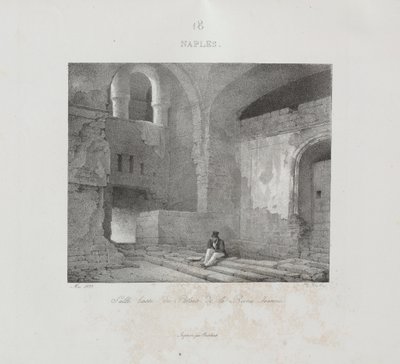 Reise til Italia i 1822 av Jean Baptiste Isabey