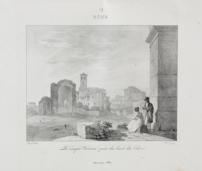 Reise til Italia i 1822 av Jean Baptiste Isabey