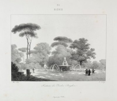 Reise til Italia i 1822 av Jean Baptiste Isabey