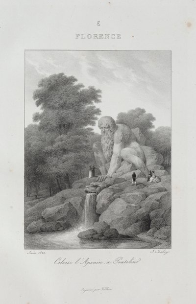 Reise til Italia i 1822, 1833. av Jean Baptiste Isabey
