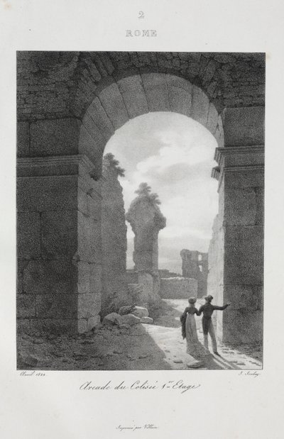 Reise til Italia i 1822, 1833. av Jean Baptiste Isabey