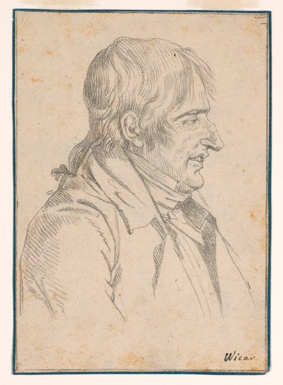 Portrett av en mann av Jean Baptiste Joseph Wicar