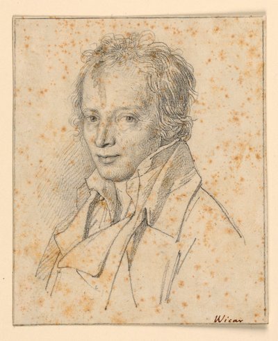 Portrett av en ung mann av Jean Baptiste Joseph Wicar