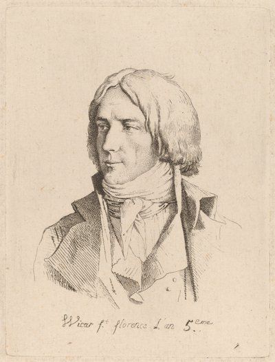 Selvportrett av Jean Baptiste Joseph Wicar