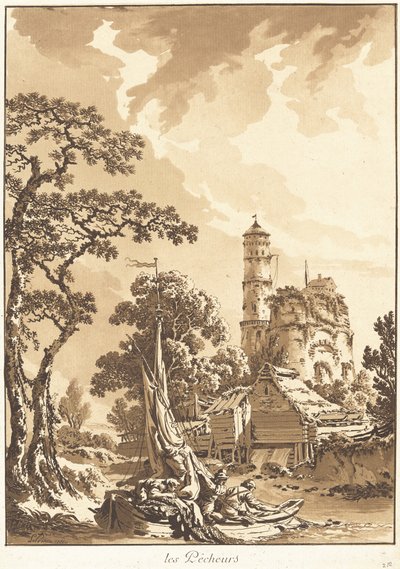 Fiskerne av Jean Baptiste Le Prince
