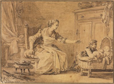 Morsøknad, 1777. av Jean Baptiste Le Prince