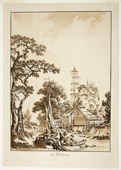 Fiskerne av Jean Baptiste Le Prince