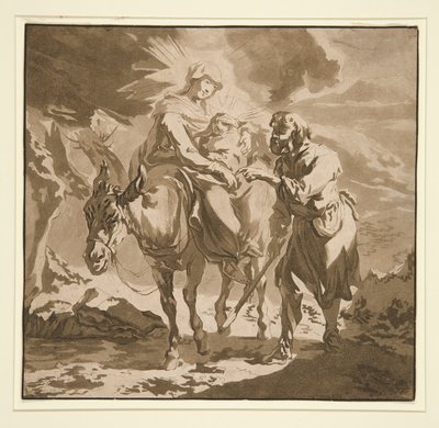 Flykten til Egypt av Jean Baptiste Le Prince