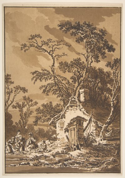 The Washerwomen The Washers, 1771. av Jean Baptiste Le Prince