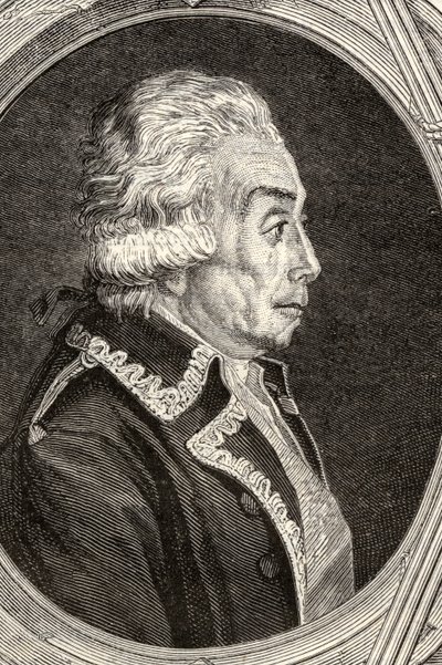 Grev Nicolas Luckner, gravert av Pannemaker-Ligny, fra 