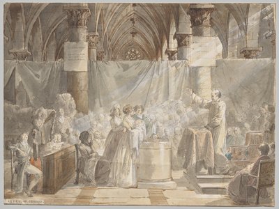En dåp i det revolusjonære Frankrike av Jean Baptiste Mallet