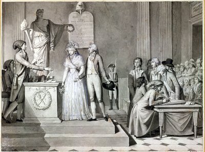 Det republikanske ekteskapet av Jean Baptiste Mallet