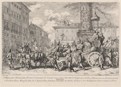 Kinesisk maskerade laget i Roma (kinesisk maskerade) av Jean Baptiste Marie Pierre