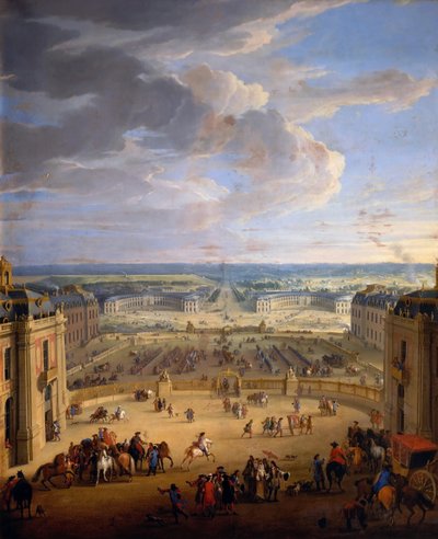 Grande Écurie Royal-stallen i Château de Versailles av Jean Baptiste Martin