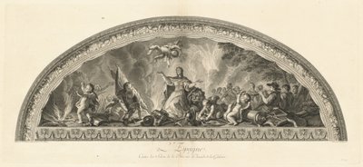Spania Hanger av Salon of Peace på Arcade of the Gallery (Spania, Center of Salon of Peace i galleriets Arcade) [pl. 47] av Jean Baptiste Masse