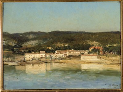 Utsikt over byen Carry le Rouet i Bouches du Rhone av Jean Baptiste Olive