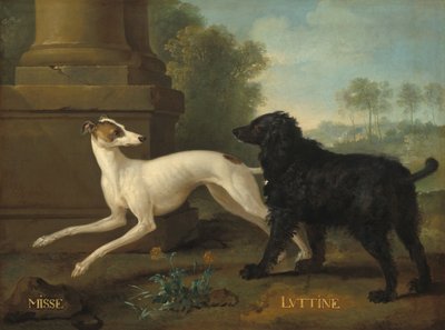 Frøken og Luttine, 1729. av Jean Baptiste Oudry