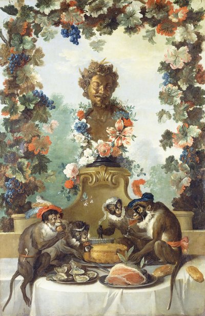 Apenes fest, av Jean Baptiste Oudry