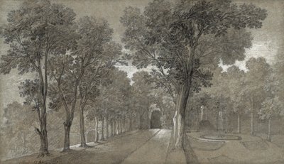 Utsikt over parken ved Arcueil, 1744 av Jean Baptiste Oudry