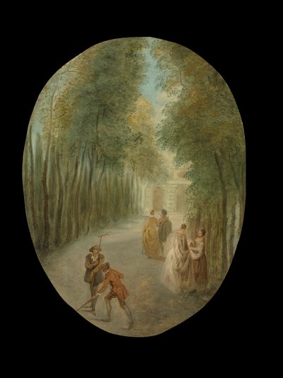 Vår, ca. 1720-36. av Jean Baptiste Pater
