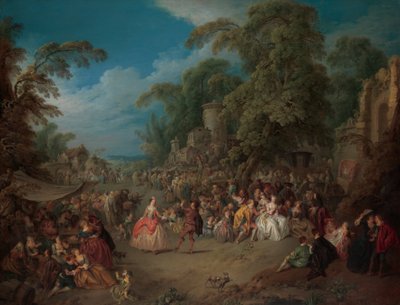 Messen i Bezons, ca. 1733. av Jean Baptiste Pater