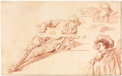 Gitaristen av Jean Baptiste Pater
