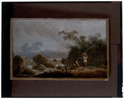 Et par landskap av Jean Baptiste Pillement