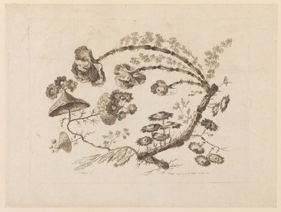 Flower Boughs, from "Recueil de Differentes Fleurs de Fantaisie Dans le Goût Chinois"   1232312   no       norwegian Successfully Translated  Original: A View in China Translat: A View in China 1420178 no norwegian Successfully Translated Original: Off to  av Jean Baptiste Pillement