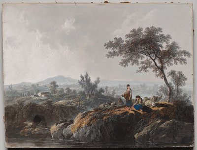 Hyrder i et landskap av Jean Baptiste Pillement