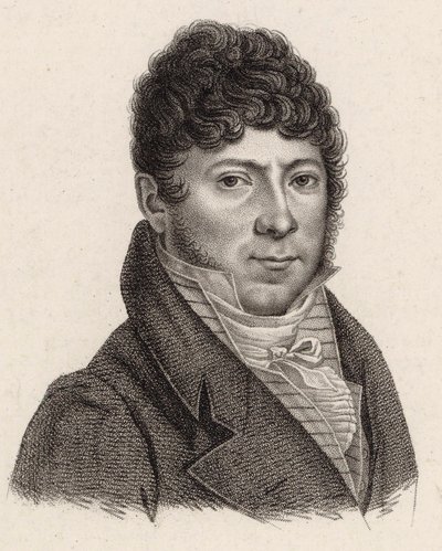 Portrett av fiolinisten og komponisten Philippe Libon 1775-1838, 1810. av Jean Baptiste Ponce Lambert