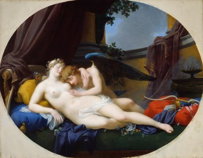 Amor og psyke, 1828. av Jean Baptiste Regnault