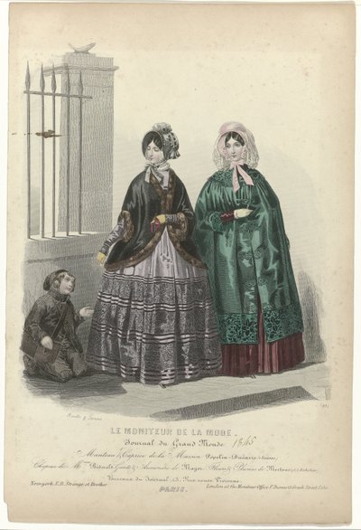 Le Moniteur de la Mode, 1845, nr. 95: Coat & Caprice of the (...) av Jean Baptiste Reville