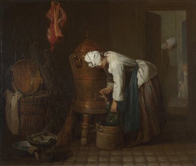 La Fontaine Vannsisternen, 1733 av Jean Baptiste Simeon Chardin