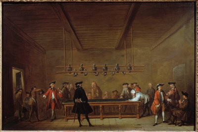 Pool Party-maleriet av Jean Baptiste Simeon Chardin (1699-1779) 1725 Søn. 0,55x0,83 m Paris, Musee Carnavalet av Jean Baptiste Simeon Chardin