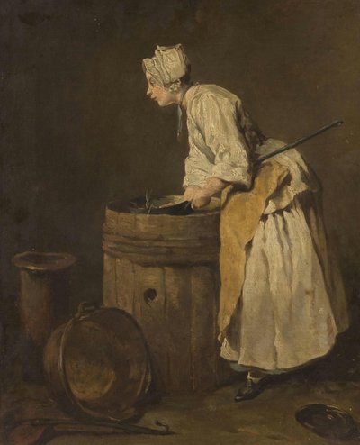 Vaskeromshjelp av Jean-Baptiste Simeon Chardin
