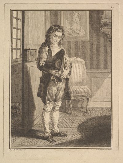 Décrotteur Shoe Shiner, from Mes gens, ou Les commissionnaires ultramontains au servi..., 1766-70.    1153898   no       norwegian Successfully Translated  Original: Vonlyarlyarsky Salon in Vonlyarovo, 1855 Translat: Vonlyarlyarsky