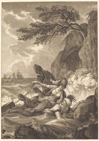 Forloveden til Kongen av Garbe: Kassetten av Jean Baptiste Tilliard after Charles Monnet