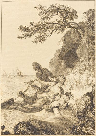Forloveden til Kongen av Garbe: Kassetten av Jean Baptiste Tilliard after Charles Monnet