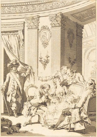 Den bekjennende ektemannen av Jean Baptiste Tilliard and Antoine Jean Duclos after Jean Honoré Fragonard