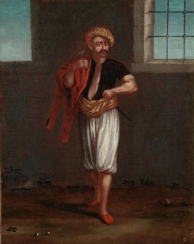 En albansk sjømann av Jean Baptiste Vanmour (workshop of)