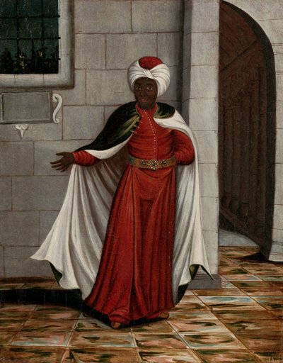Kislar Aghassi, sjef for sultanens svarte evnukker av Jean Baptiste Vanmour (workshop of)