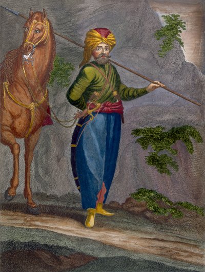 En Spahi, plate 34 fra 