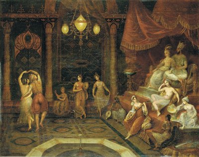 Underholder sultanen av Jean Baptiste Vanmour