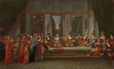 Gresk bryllup, ca. 1720-37 av Jean Baptiste Vanmour