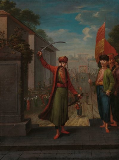 Halil til sjefen av Jean Baptiste Vanmour