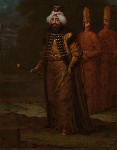 Sultan Ahmed III, ca. 1727-30 av Jean Baptiste Vanmour