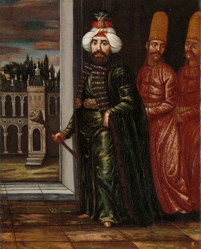 Sultan Ahmed III, ca. 1727-30 av Jean Baptiste Vanmour