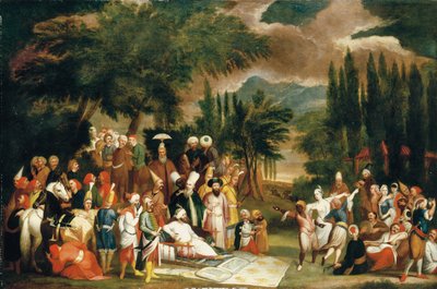 Jaktpartiet til sultan Ahmed III av Jean Baptiste Vanmour