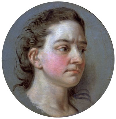 Portrett av en kvinne, 1700-tallet. av Jean Baptiste van Loo
